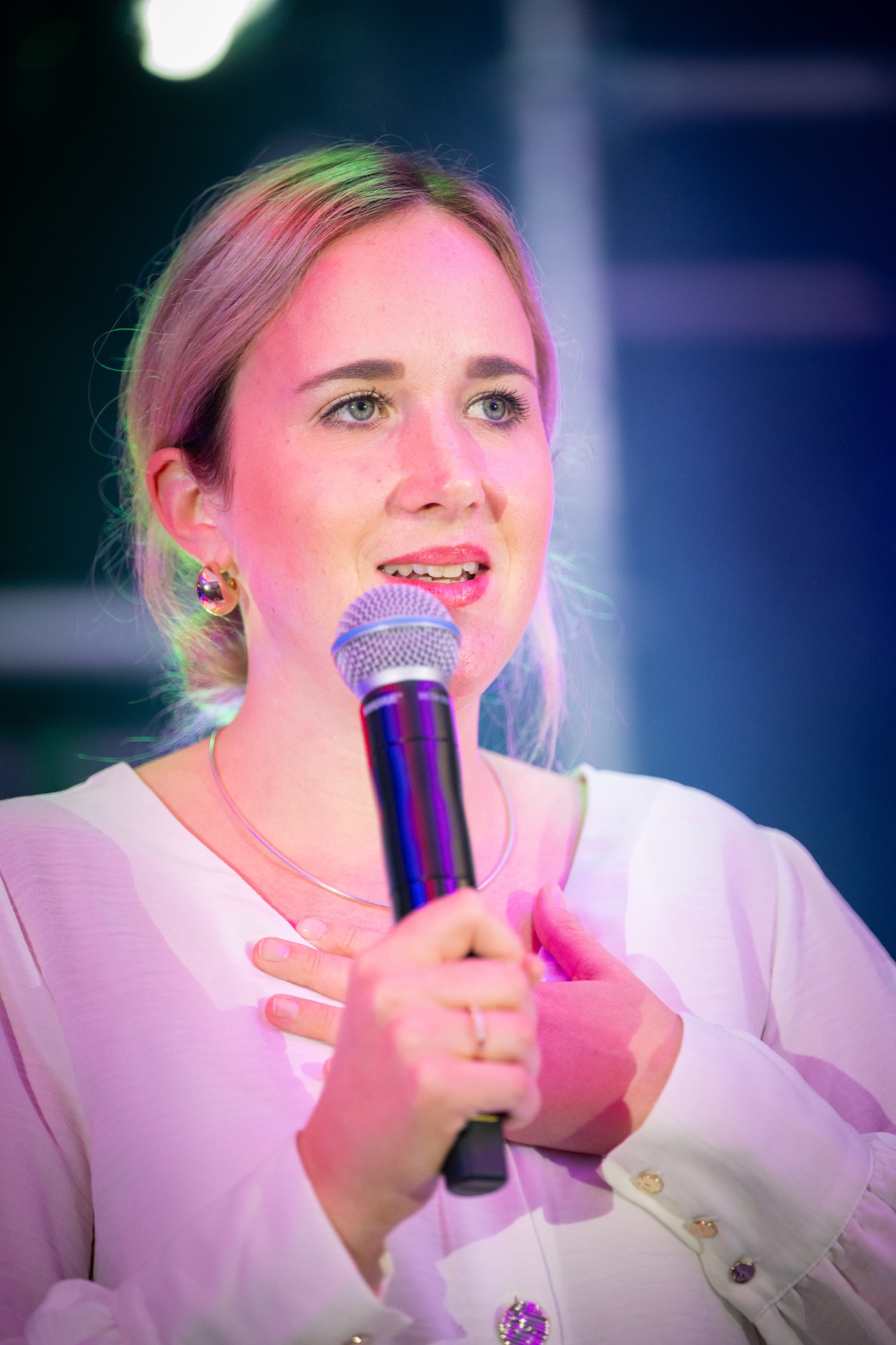Johanna Martin live auf der Bühne