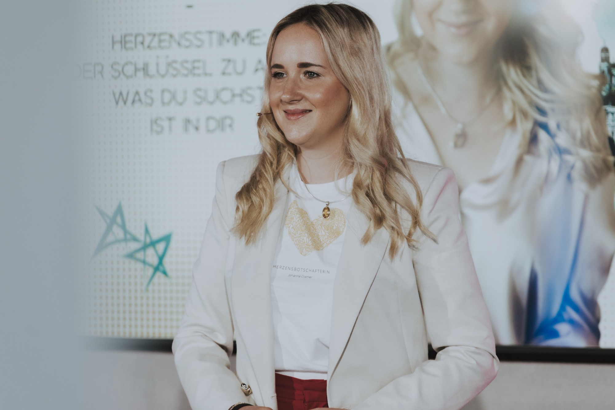 Johanna Martin auf der Bühne