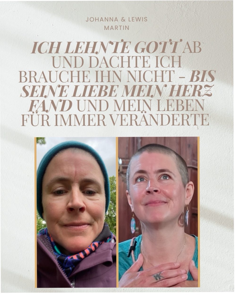 „Ich lehnte Gott ab … bis seine Liebe mein Herz fand und mein Leben für immer veränderte“ – Vorher-Nachher einer Teilnehmerin